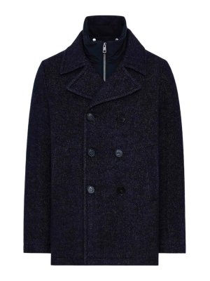 DUNO: cappotti al ginocchio - Giaccone  Blu