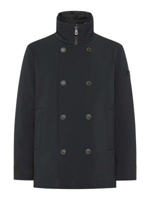 PEUTEREY: Knielange Mäntel - Knielanger Mantel - Blau