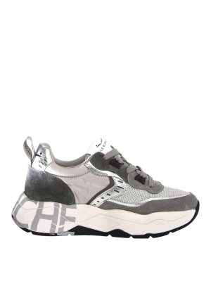 VOILE BLANCHE: Chaussures de sport - Baskets - Gris