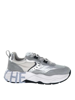 VOILE BLANCHE: Chaussures de sport - Baskets - Gris