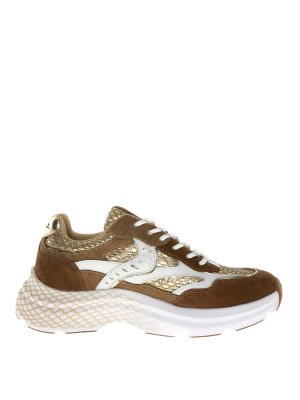 VOILE BLANCHE: trainers - Sneakers Marrone