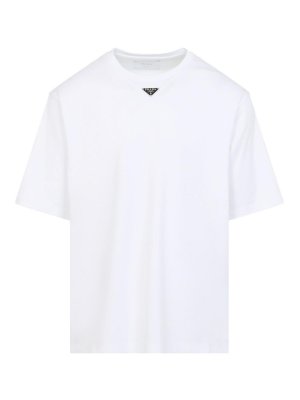 PRADA: t-shirts - Cotton T-Shirt