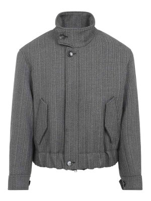 AMI PARIS: Kurze Daunenjacken - Daunenjacke - Grau