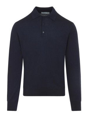 CANALI: polo shirts - Long Sleeves Polo