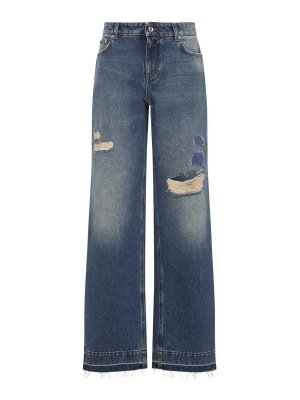 DOLCE & GABBANA: straight leg jeans - Dolce & Gabbana Cotton Jeans