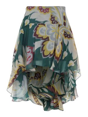 ETRO: mini skirts - Asymmetric Mini Skirt