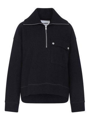 JIL SANDER: Sweatshirts & Sweaters - 124 Hn Long Sleeves Sweatshirt