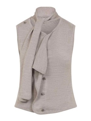 LEMAIRE: Cardigans - Cardigan - Taupe