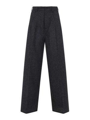 Maison Margiela: Pantalones casual - Pantalón Casual - Gris