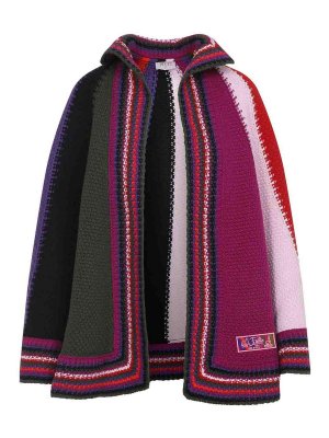 EMILIO PUCCI: knee length coats - Wool Cape