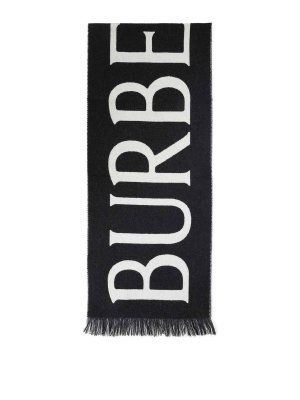 BURBERRY: Écharpes - Écharpe - Noir