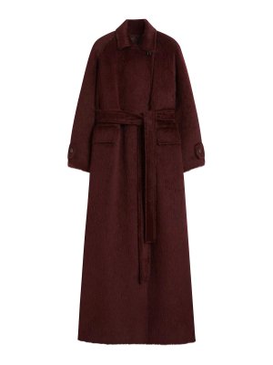 Max Mara: knee length coats - Coat Albata1234 Cherry parade