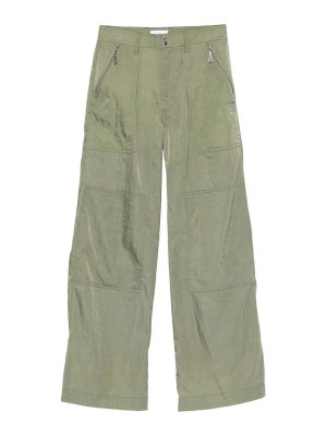 RABANNE: Pantalones casual - Pantalón Casual - Verde