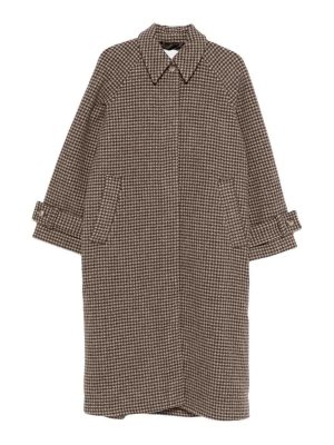 SAMSOE SAMSOE: knee length coats - Aluminium Alma coat