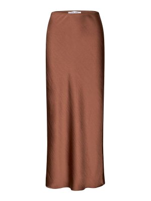 SAMSOE SAMSOE: gonne al ginocchio  e longuette - Gonna Saagneta Tortoise