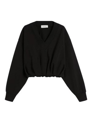 SPORTMAX: Sweatshirts & Sweaters - Black Colleg sweatshirt