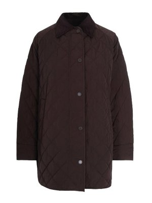 WEEKEND MAX MARA: padded jackets - Pepato chocolate padded jacket