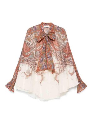 ZIMMERMANN: Blusas - Blusa - Crema