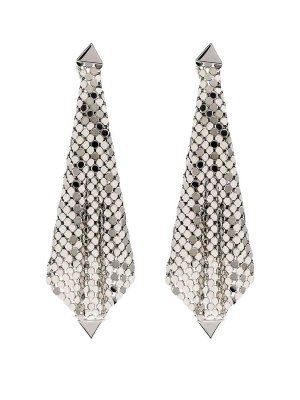 RABANNE: Orecchini - Orecchini Maglia Argento