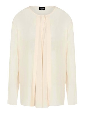 GIORGIO ARMANI: Chemises - Chemise - Beige