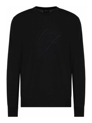 GIORGIO ARMANI: クルーネック - クルーネック - 黒