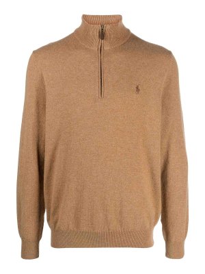 POLO RALPH LAUREN: Pull col rond - Pull Col Rond - Marron