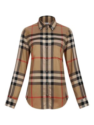 BURBERRY: shirts - Check shirt