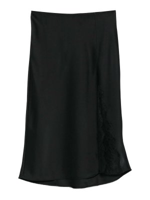 CALVIN KLEIN: Faldas media pierna y semilargas - Falda Semilarga - Negro