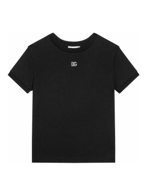 Dolce & Gabbana Jr: T-shirts - T-Shirt - Schwarz