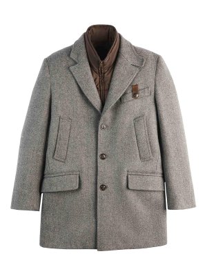 FAY: Kurze Daunenjacken - Daunenjacke - Grau