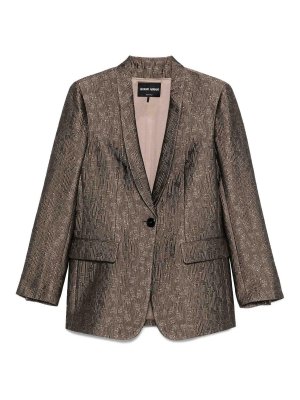 GIORGIO ARMANI: Vestes de costume - Blazer - Gris