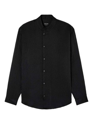 GIORGIO ARMANI: Hemden - Hemd - Dunkelgrün