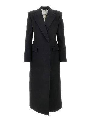 GIVENCHY: knee length coats - Double Breasted Coat