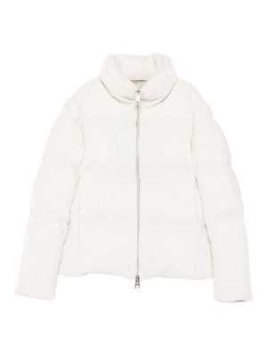 HERNO: padded jackets - Short velvet duvet