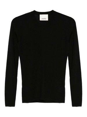 ISABEL MARANT: Suéteres con cuello pico - Suéter Cuello Redondo - Negro