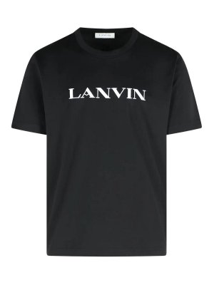 LANVIN: Tシャツ - Tシャツ - 黒