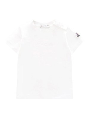 MONCLER: T-shirts - T-Shirt - Weiß