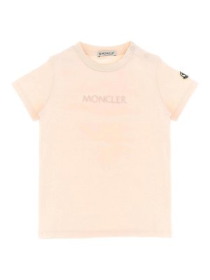 MONCLER: T-shirts - T-Shirt - Hellorange