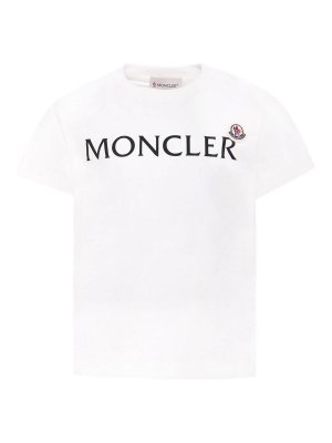 MONCLER: T-shirts - T-Shirt - Weiß