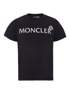 MONCLER: T-shirts - T-Shirt - Dunkel-Lila