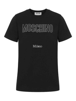MOSCHINO: Camisetas - Camiseta - Negro