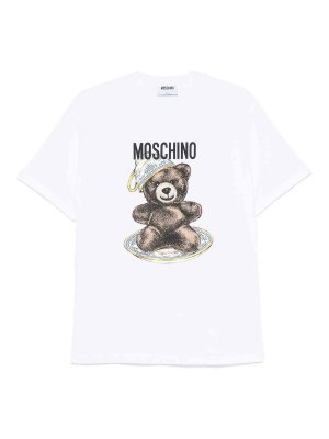 MOSCHINO: Tシャツ - Tシャツ - 白