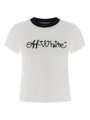 OFF-WHITE: t-shirts - Tee logo