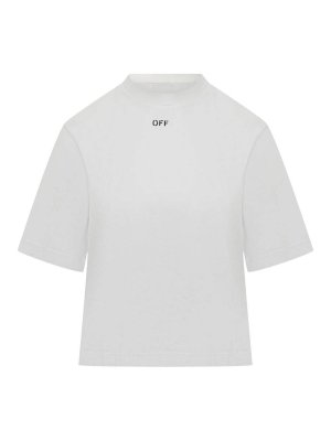OFF-WHITE: t-shirts - Tee logo
