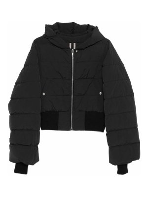 RICK OWENS: Chaquetas y Chaquetones acolchados - Chaqueta Alcochada - Negro