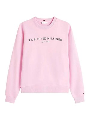 TOMMY HILFIGER: Sweatshirts & Sweaters - Logo Crewneck Sweatshirt