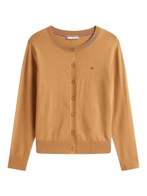 TOMMY HILFIGER: カーディガン - カーディガン - ダークブラウン