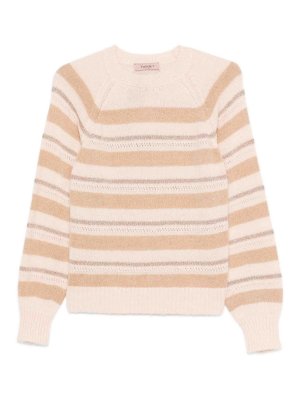 TWINSET: Pull col rond - Pull Col Rond - Orange Clair