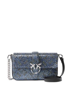 Pinko: Bolsas bandoleras - Bolsa Bandolera - Plata