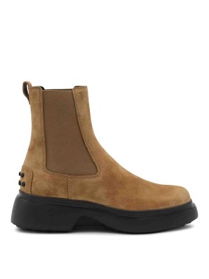 TOD'S: Botines - Botines - Naranja Oscuro